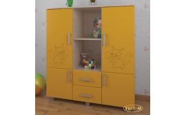 Шкаф детский комбинированный